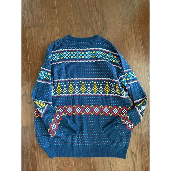 NEW Tipsy Elves Polar Bear Party Beer Cheers Ugly Christmas Sweater 4XL - Picture 2 of 5